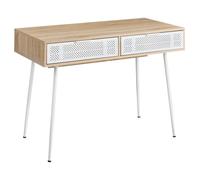 Home Office Desk CHULA Light Brown 110 cm 52 cm