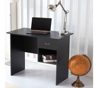 RayGar Wexford Desk with Drawer & Open Storage Space in Black | Size: 1 Pack RayGar Black 1 Pack