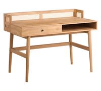 Office Desk with Memo Board NOVEN 120 cm 60 cm Light Brown