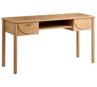 Home Office Desk SENDRA Light Brown 140 cm 50 cm