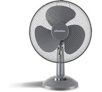 Home & Office Electric 12" 3 Speed Electric Tilt Oscillating Worktop Desk Table Air Cooling Fan (Grey)