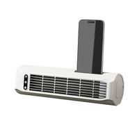 Home Office Fan - Rechargeable Vertical Breeze Cooler Compact Travel Ventilation Companion | Classroom Living Room Cabin Campervan Camping Library Vanity Ordin