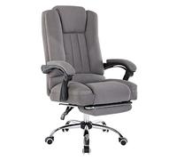 Home Office Gaming Desk Chair - Tech Cloth High Back Swivel Ergonomic with Pedal & Height Adjustment