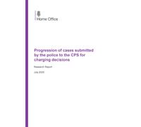 Home Office Research Report Progression of cases submitted by the police to the CPS for charging decisions