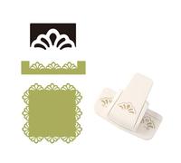 Home Office School Hollow Out Fancy Border Embossing Punches Label Maker 3D Machine for Hand Project Machine