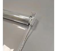 Home Office Window Blinds,Transparent Vinyl Roller Shade Blind,Easy to Install Clear Roller Shade Uv Protection Rainproof Curtain for Exterior Patio Gazebo,Easy to Lift (W90xH250cm)