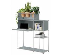 Home office with plant element USM Haller light grey - USM LOOK BOOK 47_29