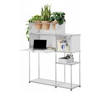 Home office with plant element USM Haller Pure White - USM LOOK BOOK 47_24