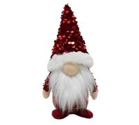 Home Ornaments Christmas Decorations Ornaments Fabric Dolls Red Glitter Gnome Figurine Faceless Doll Ornament Festive