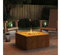 Home outdoor OthersFire Pit 60x60x30 cm Corten Steel