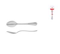 Home Pack Of 6 Moka Spoons In Stainless Steel Prestige Table Model