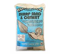 Home Pack Sharp Sand & Cement Pack 10KG - Ideal for Patching Rendering Brick Laying and General Repairs