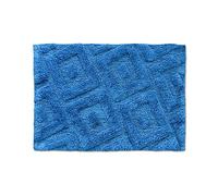 Home Passion Color Royal Blue, 100% Cotton Rectangular Bath Mat 60 x 90 cm, 1800 g/m cotton 60 x 90 cm