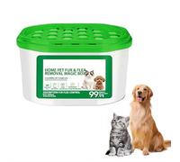 Home Pet Fur & Odor Removal Magic Box, 360 All-Around Coverage Pet Hair Remover Electrostatic Air Purifier for Dog Cat Owners Seeking Fresh Indoor Atmosphere (1Pack)