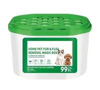 Home Pet Fur & Odor Removal Magic Box, 360 All-Around Coverage Pet Hair Remover Pet Magic Box, Portable Odor Eliminator and Dust Collector for Home Bedroom Living Room Pet Areas (1PC)