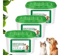 Home Pet Fur & Odor Removal Magic Box, 360 All-Around Coverage Pet Hair Remover pet magic box, Portable Odor Eliminator and Dust Collector for Home Bedroom Living Room Pet Areas (5 PCS)