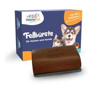 Home Pet World Dog Brush - DeShedding for Dogs & Cats - Efficient Grooming for Short & Long Hair - Brown