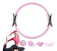 Home Pilates Kit, Pilates Ring and Ball Set | Resistance Bands for Pilates Ring, 5 x Home Gym Accessories, Yoga Teams Training Equipment for Summer