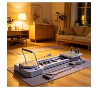 Home Pilates Revolution: Core Bed Trainer - Multi-Functional Workout Machine(Purple)