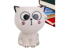 Home Plants Pot,Ceramic Cute Cartoon Animal Cat Shaped Growing Table Vase | Cactus Growing Plant Pots Table Decor for Home, Office