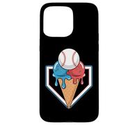Home Plate Baseball Ice Cream Cone Game Day Case for iPhone 15 Pro Max