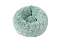 Home Plush Pet Nest Winter Cat Nest Dog Nest Warm Detachable And Washable Round Cat Nest Pet Bed Seasonal Universal Decoration(Green)