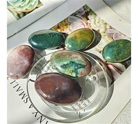 Home Polishing 6cm Natural Crystal Tumble Clear Quartz plam Tiger Eye Palm Stone for decoratio (Color : Indian Agate 1pcs, Size : Approx 60mm)