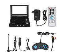 Home Portable Car DVD Player 7.8 Inch VCD MP3 HD Multimedia Digital DVD Player Home Theatre System with Car Charger Gamepad