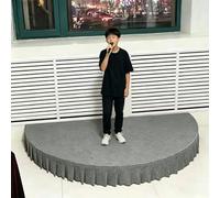 Home Portable Stage Platform, Children'S Stage Platform for Kids' Performances Stage Mat Included High Weight Capacity Ideal for Hosting Public Speaking and Singing(Gray A,39.4x19.7in)