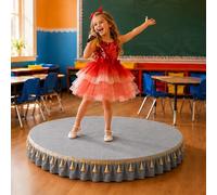 Home Portable Stage Platform, Children'S Stage Platform for Kids' Performances Stage Mat Included High Weight Capacity Ideal for Hosting Public Speaking and Singing