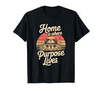 Home Purpose Lives Vintage Sunset T-Shirt