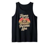 Home Purpose Lives Vintage Sunset Tank Top
