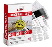 Home Radon Gas Test Kit - Premium EPA-Approved Detector Testing Method, NRPP-Certified Lab Results with Quick Analysis Turnaround - LAB Analysis FEE Included