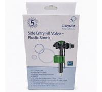 Home Range 1/2" Side Entry Cistern Fill Valve Plastic Shank Adjustable Float Quiet Fill Toilet Inlet Valve