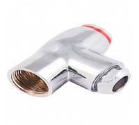 Home Range 1" X 8mm Chrome Restrictor Elbow - Female Iron X Compression 90 Degrees Plumbing Fitting