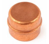 Home Range 10X Westco 10mm Copper Stop End Sr61 - End Feed Fitting - For Sealing Pipe Ends - Reliable Joint For Hot & Cold Water Systems