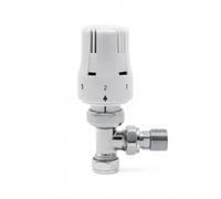 Home Range 15mm Angle Strata 2 Thermostatic Radiator Valve (Trv) - Single White