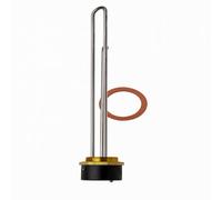 Home Range 18" Incoloy Immersion Heater Bg 3Kw - Element With Thermostat & Washer Durable Brass Head For Hot Water Cylinders
