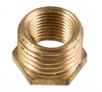 Home Range 20X Westco 1/4" X 1/8" Brass Bush - Male To Female Reducing Adapter - Durable Threaded Fitting For Plumbing & Heating Systems