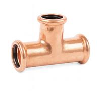 Home Range 22mm Equal Tee Press Gas Pipe Fitting - Three-Way Connection Joint