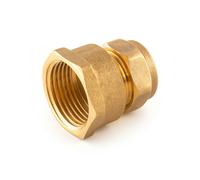 Home Range 22mm X 3/4" Mi Straight Union Adaptor - Brass Compression To Male Thread Connector Bg