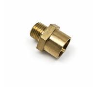 Home Range 2X 15mm X 1/4" Bsp Male Iron Adaptor Brass Compression To Male Bsp Connector For Plumbing Pipework