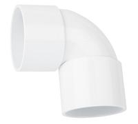 Home Range 2X 56mm 92 Degree Solvent Weld Bend White Plastic Waste Pipe Fitting