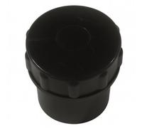 Home Range 2X 56mm Solvent Weld Access Cap - Black Pvc Waste Fitting - Secure Pipe Inspection & Maintenance Point