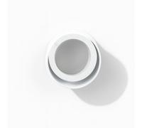 Home Range 2X 56mm X 43mm Solvent Weld Reducer - White Pvc Waste Pipe Fitting - Secure Size Transition