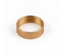 Home Range 2X Westco 1 1/2" Brass Pump Nut Only - Durable Threaded Replacement Nut For Plumbing And Pump Connections, Leak-Tight Fit