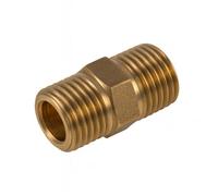 Home Range 2X Westco 1 1/4" Bsp Brass Hexagon Nipple - Heavy Duty