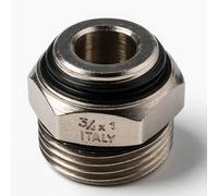 Home Range 2X Westco 1/2" X 20mm Long Radiator Extension Piece Brass Nickel Plated Male To Female Connector For Heating Systems Bg