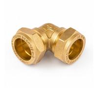 Home Range 2X Westco 10mm Brass Compression Equal Elbow C X C J612 (Dzr) - 90 Degrees Plumbing Pipe Fitting Connector