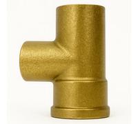 Home Range 2X Westco 15 X 1/2" X 15mm Dzr Fi Tee Ef29R - Brass End Feed Fitting, Female Iron Branch, Corrosion Resistant